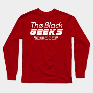 The Black Geeks Phasers Set To Soul - White Long Sleeve T-Shirt